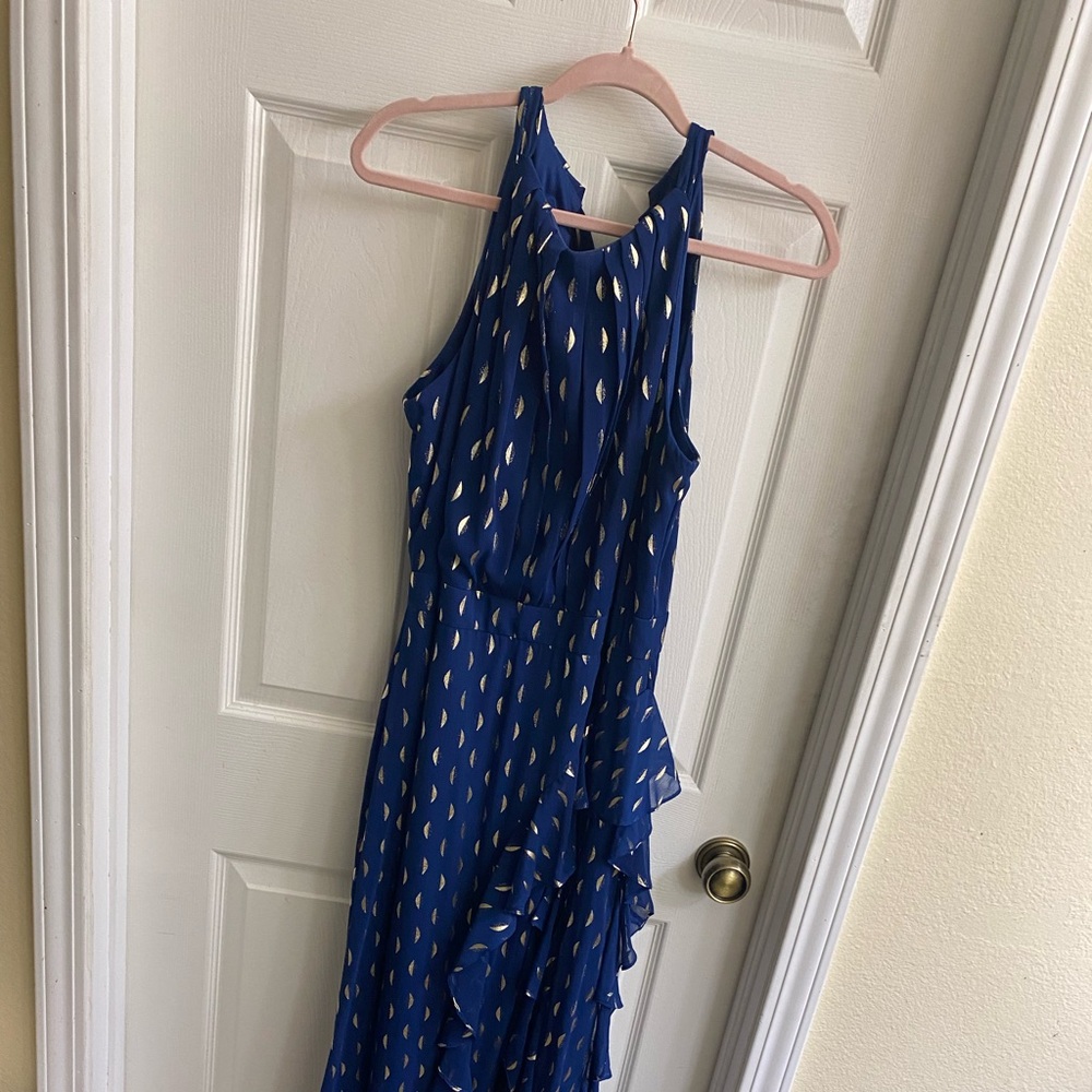 Betsy Adam Blue Moon Long Dress Size 16 – Elegant Evening Gown